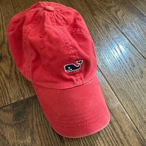 Red Vineyard Vines baseball hat